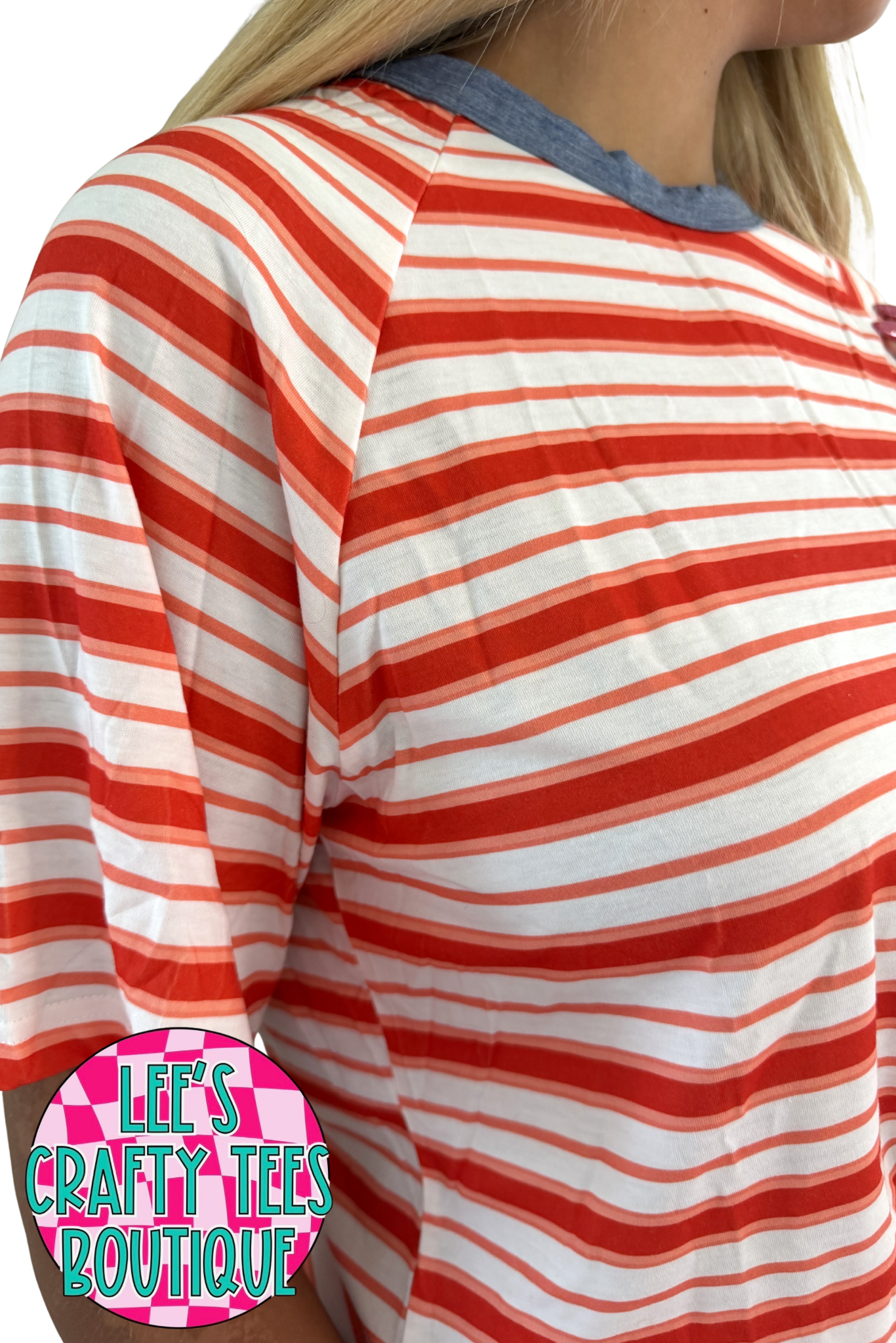 Red Striped Tee