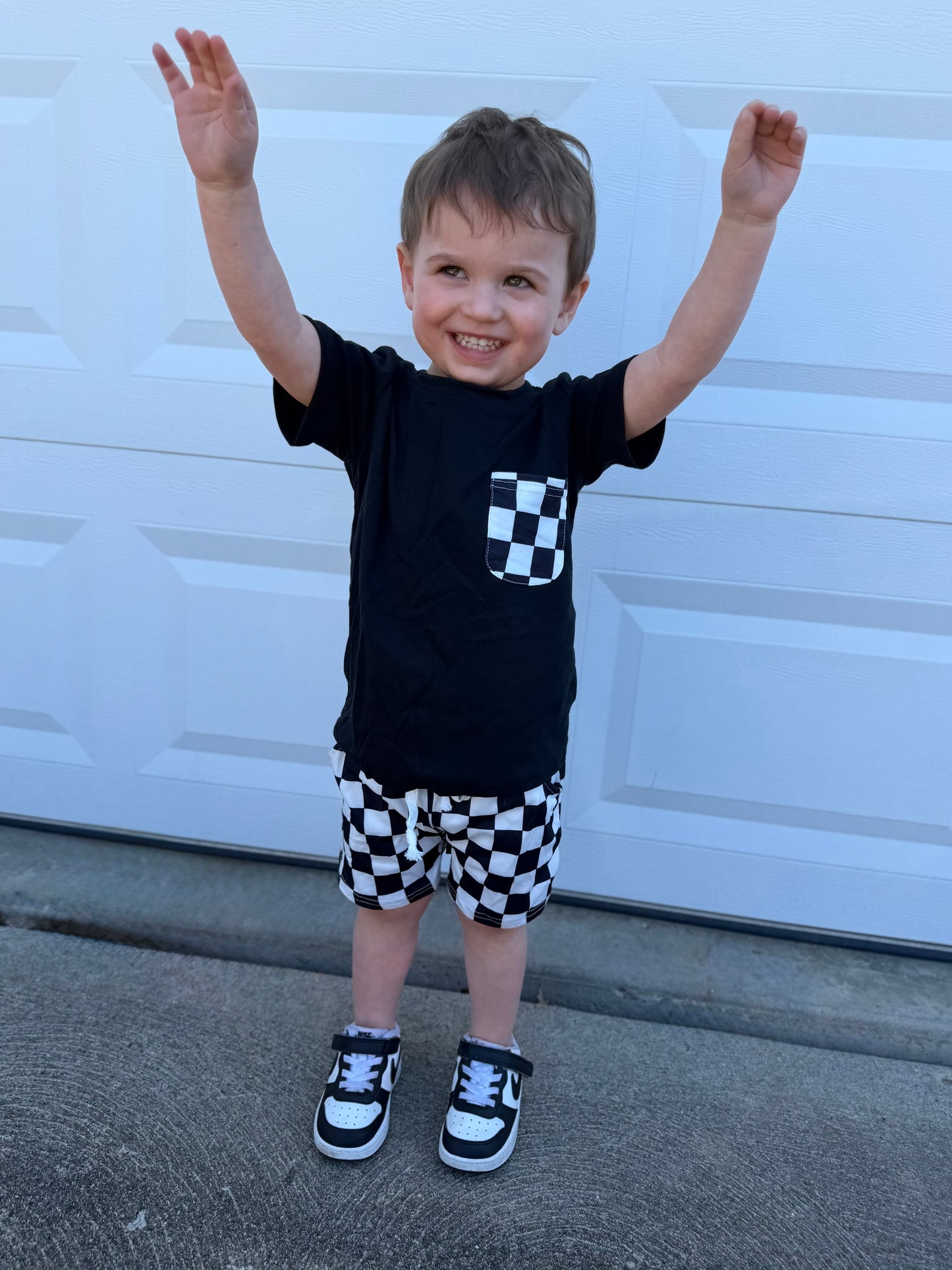 Baby/Toddler Boys Checkered 2 Piece Set