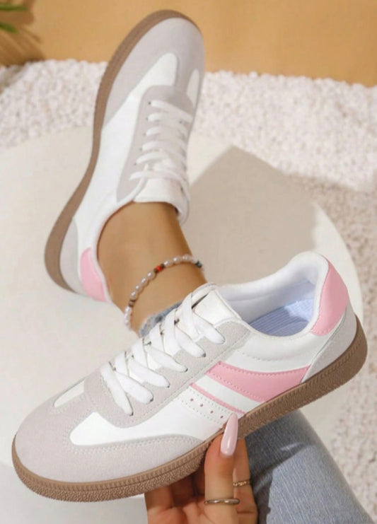 Pink & White Shoes