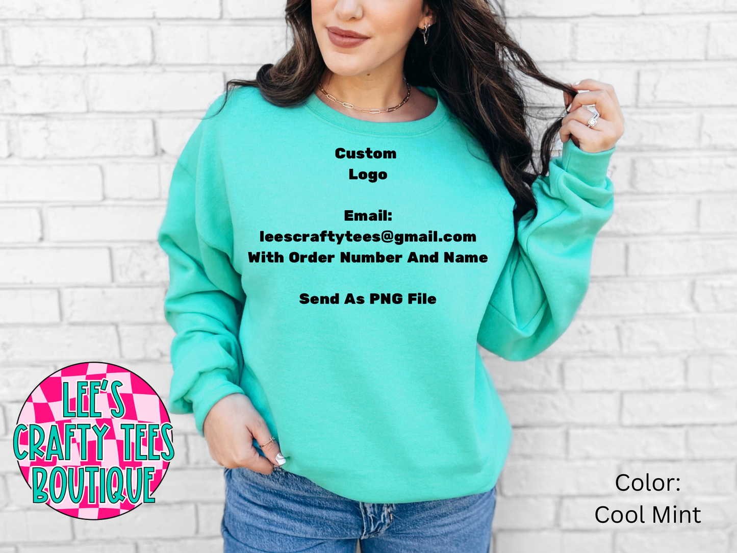 CUSTOM LOGO- CREWNECK