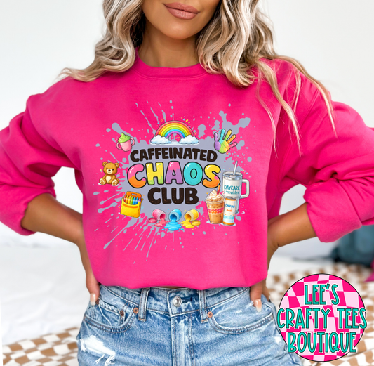 Caffeinated Chaos Crewneck
