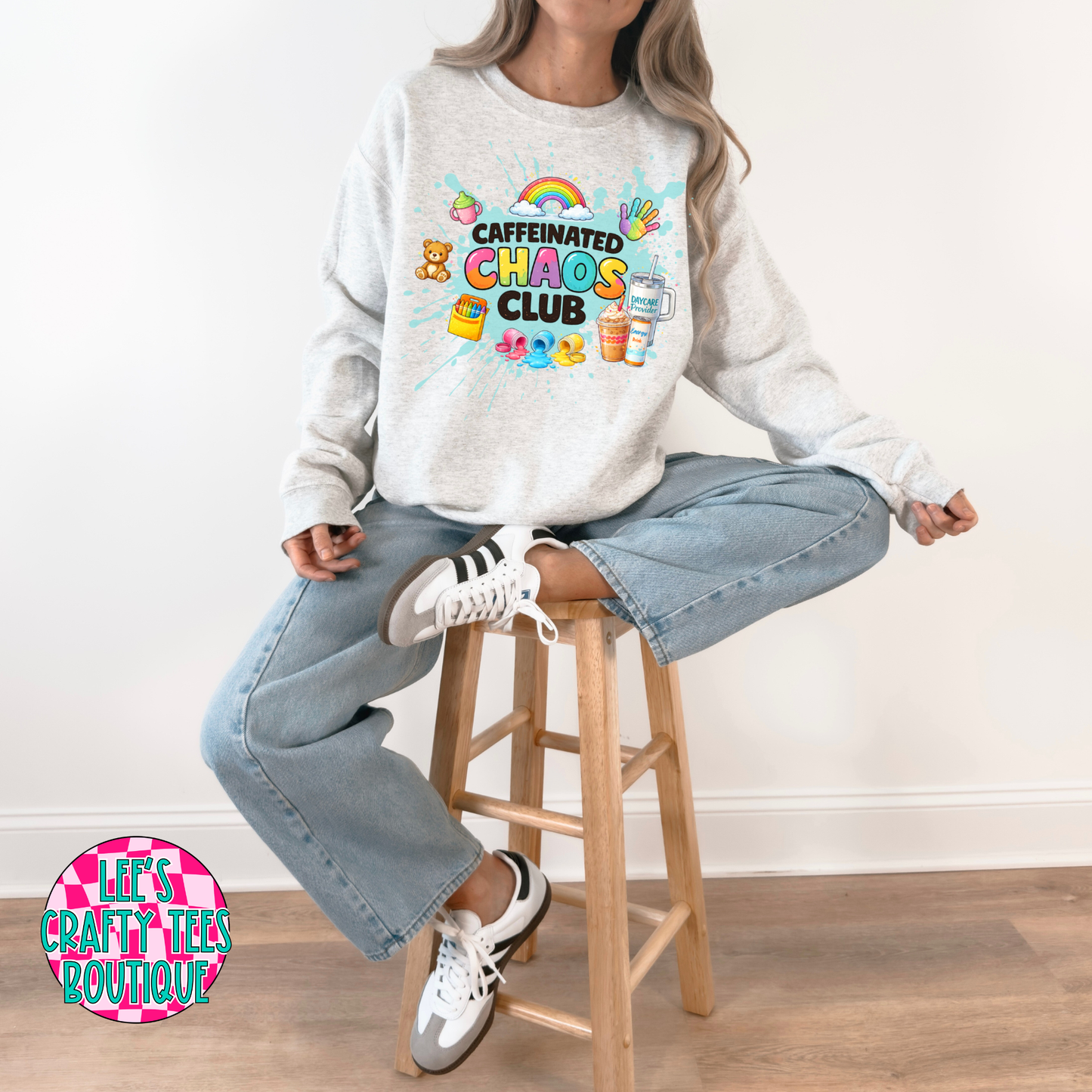 Caffeinated Chaos Crewneck
