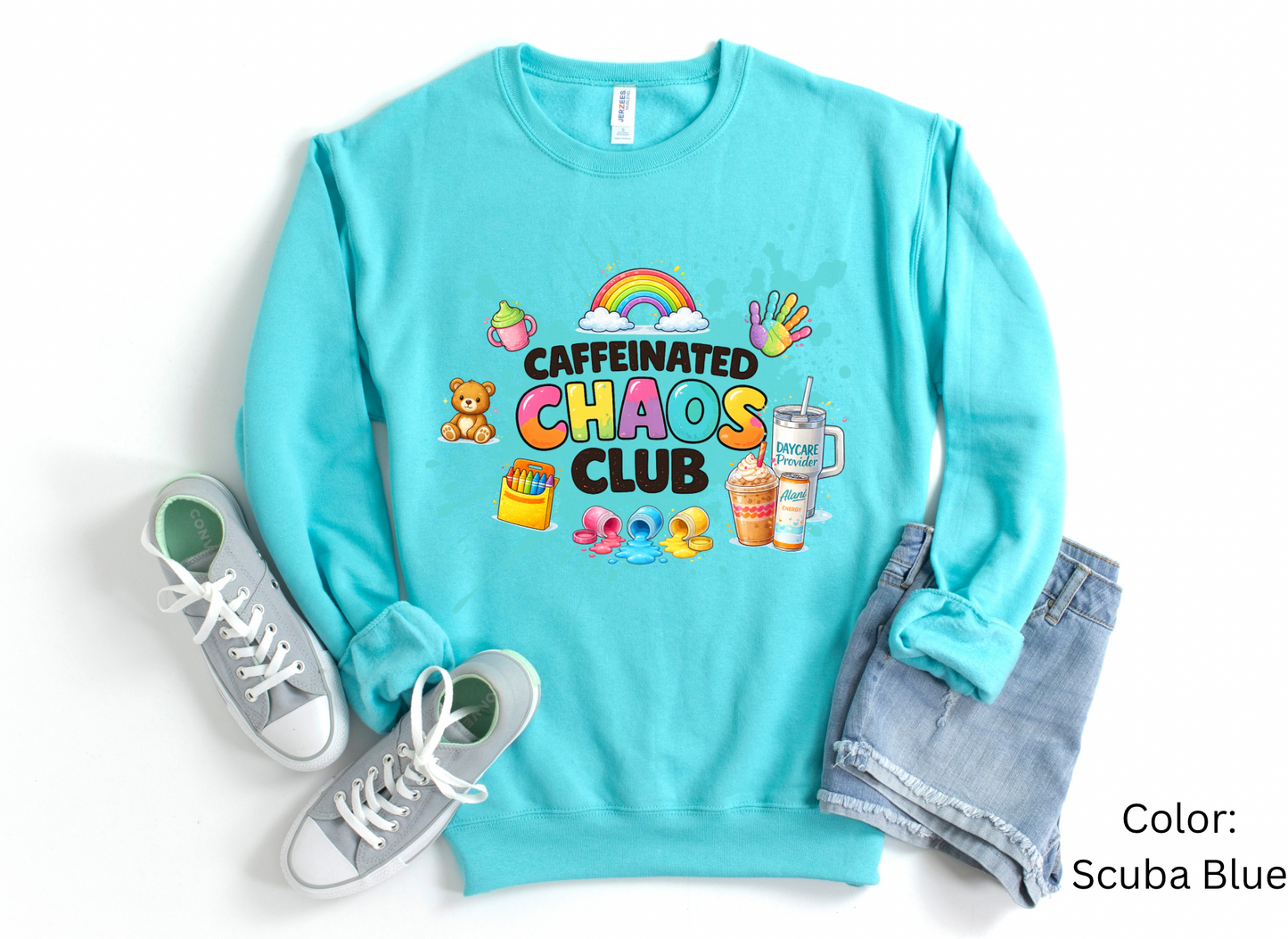 Caffeinated Chaos Crewneck