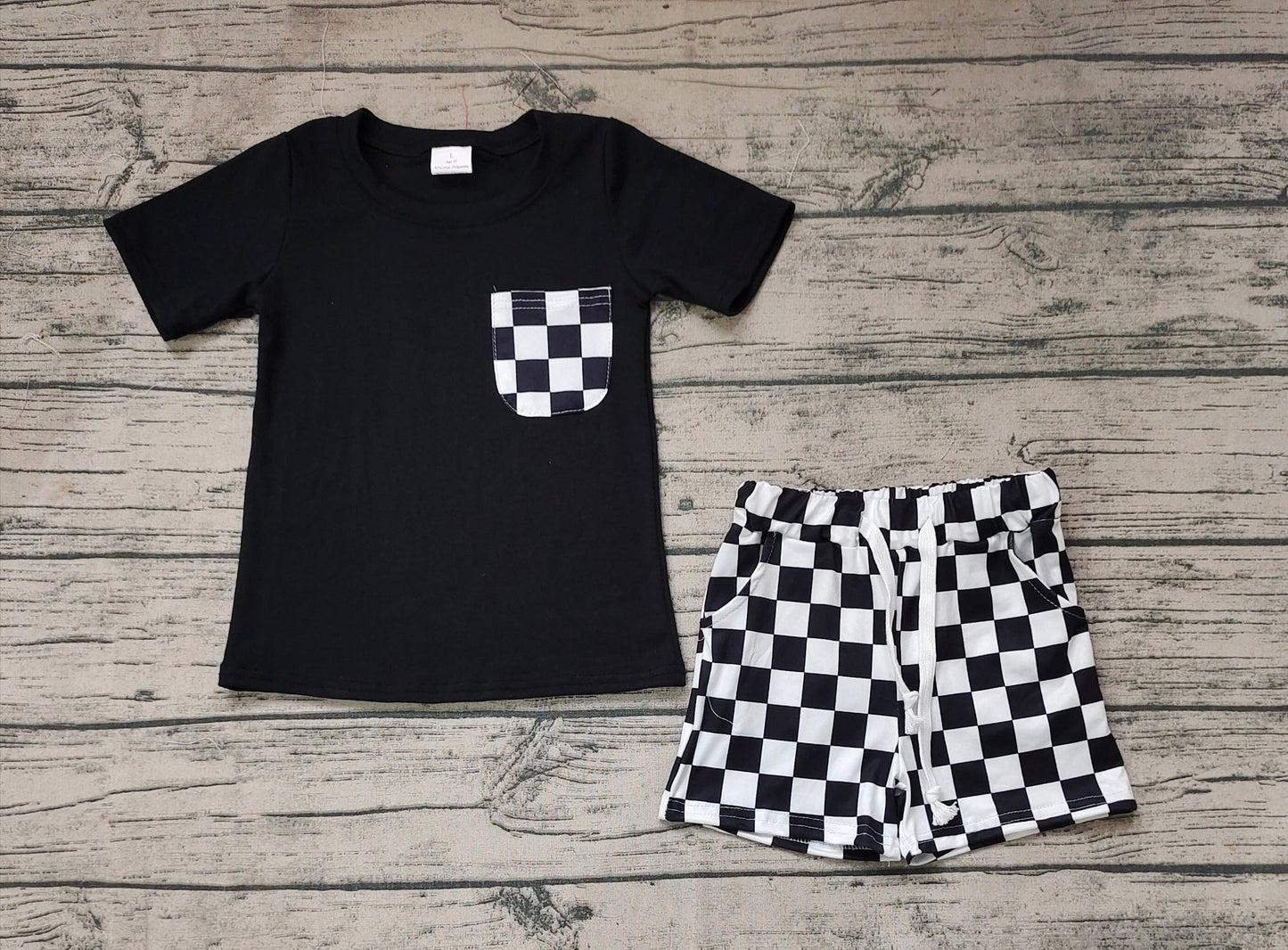 Baby/Toddler Boys Checkered 2 Piece Set